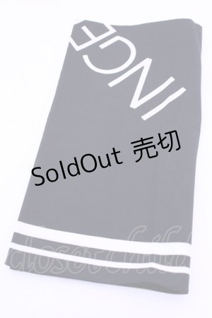 画像: INGEBORG / ハンカチーフ  ロゴクロ O-25-12-18-1006-LO-ZA-IG-OS