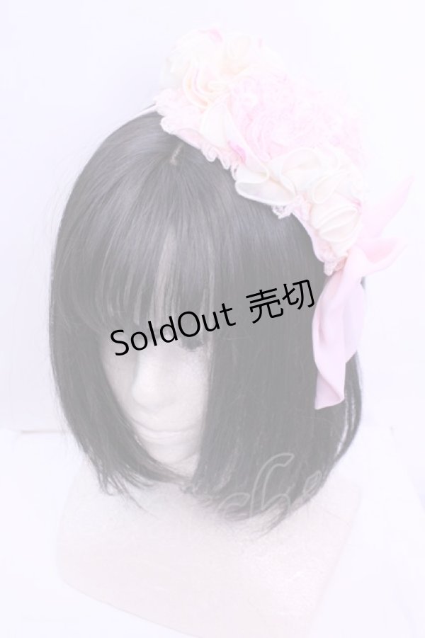 画像1: Angelic Pretty / Powder Roseカチューシャ  ピンク×イエロー O-25-12-18-1037-AP-AC-IG-OS (1)