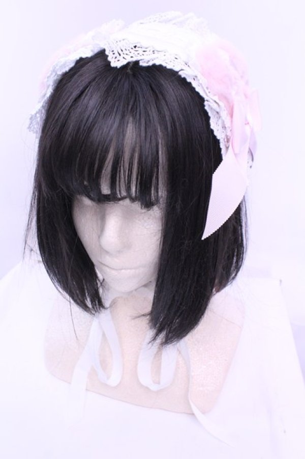 画像1: BABY,THE STARS SHINE BRIGHT / Cherie de Neige ヘッドドレス  ピンク O-25-12-18-1038-BA-AC-OW-OS (1)