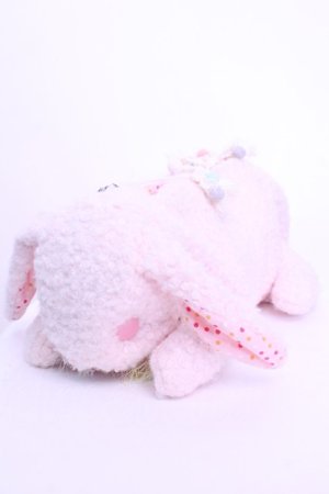 画像: 牧場仕立て / ぽこぽこ本体にピンク色の春待ちうさぎバッグ【ふわぽこ】  ピンク O-25-12-18-1049-LO-BG-OW-OS