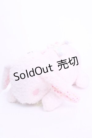 画像: 牧場仕立て / ぽこぽこ本体にピンク色の春待ちうさぎバッグ【ふわぽこ】  ピンク O-25-12-18-1049-LO-BG-OW-ZT172