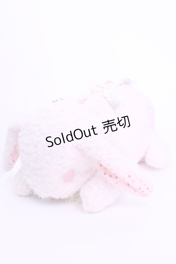 画像1: 牧場仕立て / ぽこぽこ本体にピンク色の春待ちうさぎバッグ【ふわぽこ】  ピンク O-25-12-18-1049-LO-BG-OW-ZT172 (1)