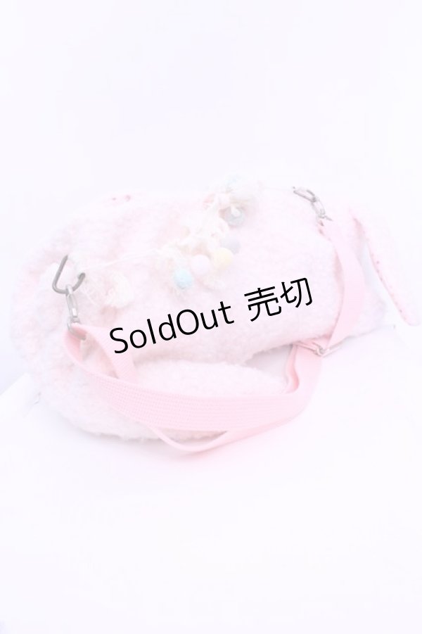画像3: 牧場仕立て / ぽこぽこ本体にピンク色の春待ちうさぎバッグ【ふわぽこ】  ピンク O-25-12-18-1049-LO-BG-OW-ZT172 (3)