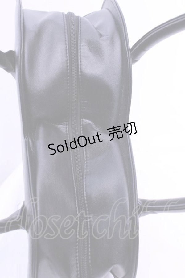 画像4: MILK / 45thハートバッグ  クロ×裏地アカハート柄 O-25-12-18-1051-ML-BG-IG-ZT346 (4)