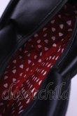 画像5: MILK / 45thハートバッグ  クロ×裏地アカハート柄 O-25-12-18-1051-ML-BG-IG-OS (5)