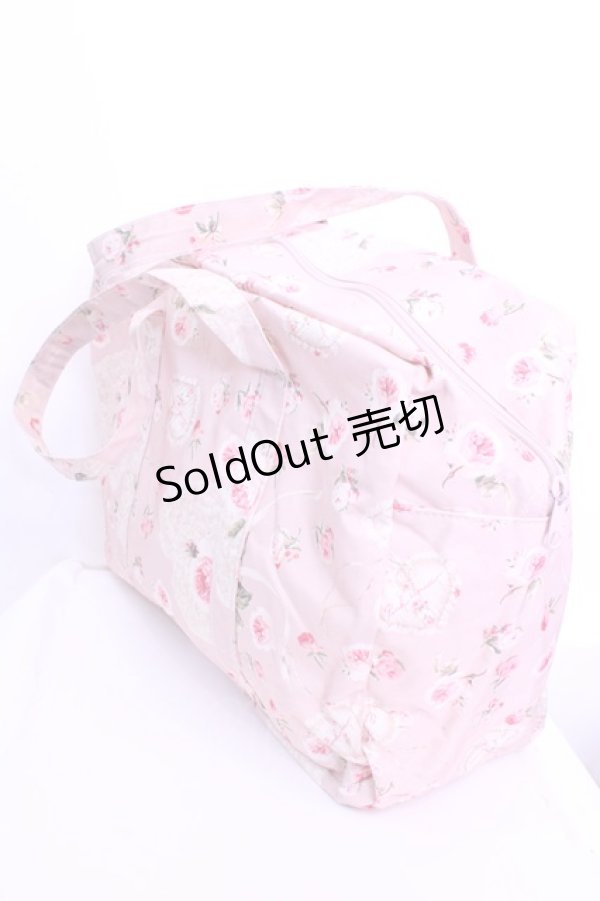 画像5: PINK HOUSE / 2012 Boston bag  フリルローズ柄 O-25-12-18-1053-LO-BG-IG-OS (5)