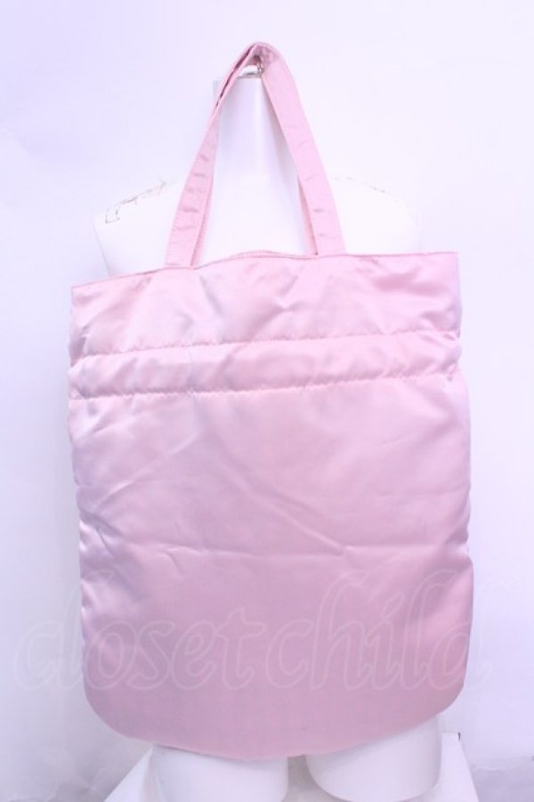 画像2: Maison de FLEUR / シングルリボントートバッグ  ピンク O-25-12-18-1057-LO-BG-IG-OS (2)