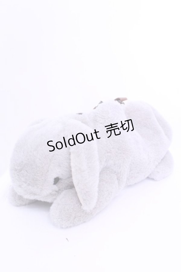 画像1: 牧場仕立て / 仔うさぎバッグ（ちいさめ）  グレー たれみみ O-25-12-18-1063-LO-BG-IG-ZT172 (1)