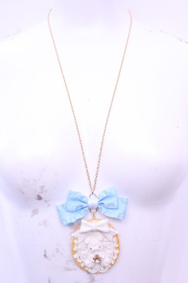 画像2: Lafeecuiller / ビスキュイネックレス  オフ×ベージュ O-25-12-18-1064-LO-AC-IG-OS (2)