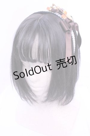 画像: MERCI MEL / アリスのお茶会クッキーカチューシャ  ブラウン O-25-12-18-1067-LO-AC-IG-OS