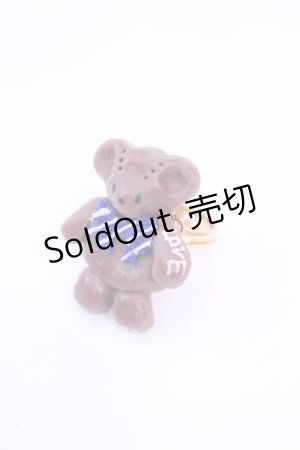 画像: MERCI MEL / くまちょこリング  ブラウン O-25-12-18-1072-LO-AC-IG-ZT434-F002