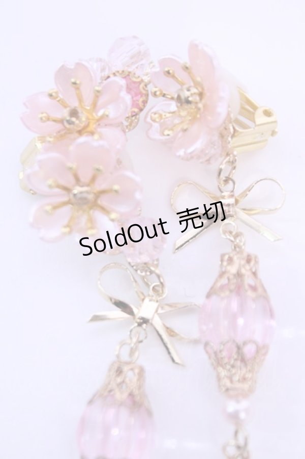 画像2: 薫乃園 / 桜イヤーカフ  ピンク×ゴールド O-25-12-18-1074-LO-AC-IG-OS (2)