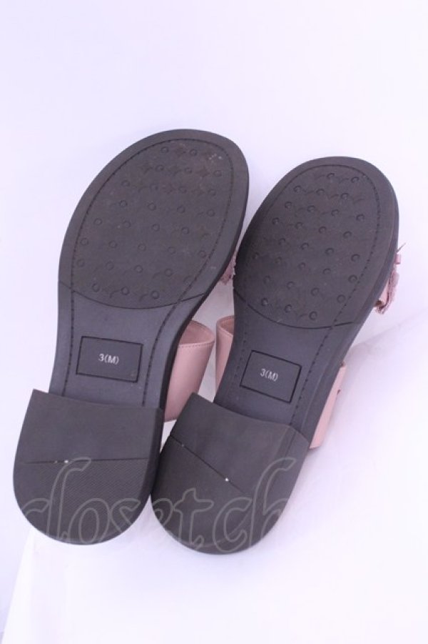 画像4: PINK HOUSE / フラワーモチーフ付きサンダル 3（M） ピンク O-25-12-18-1083-LO-SH-OW-OS (4)