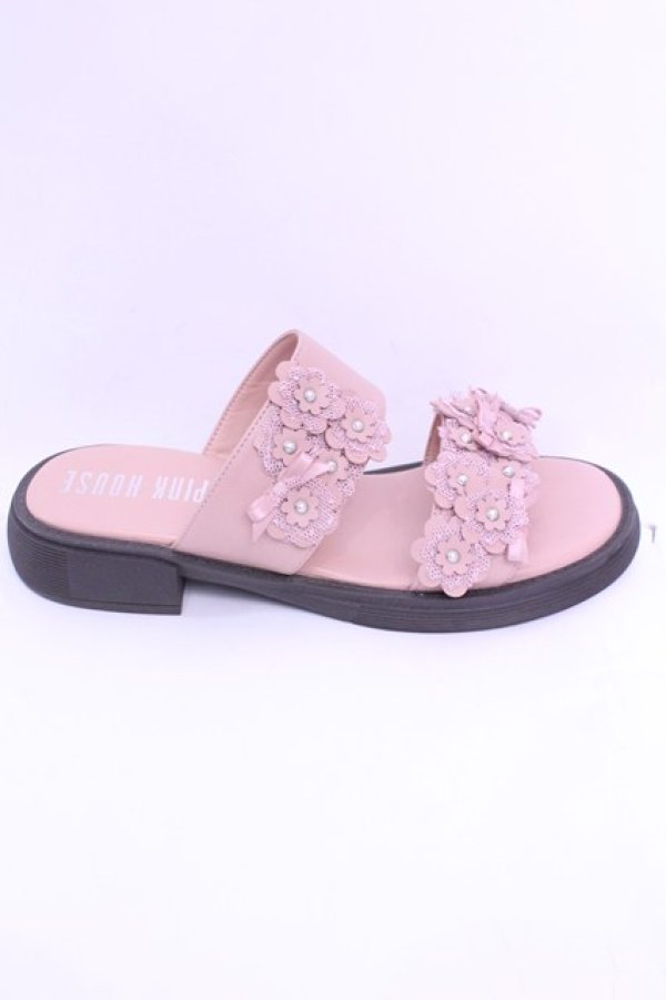 画像7: PINK HOUSE / フラワーモチーフ付きサンダル 3（M） ピンク O-25-12-18-1083-LO-SH-OW-OS (7)