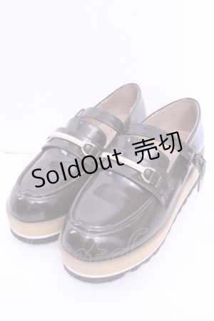 画像: axes femme / ストラップ付ローファー S ブラウン O-25-12-18-1084-AX-SH-OW-ZTK002