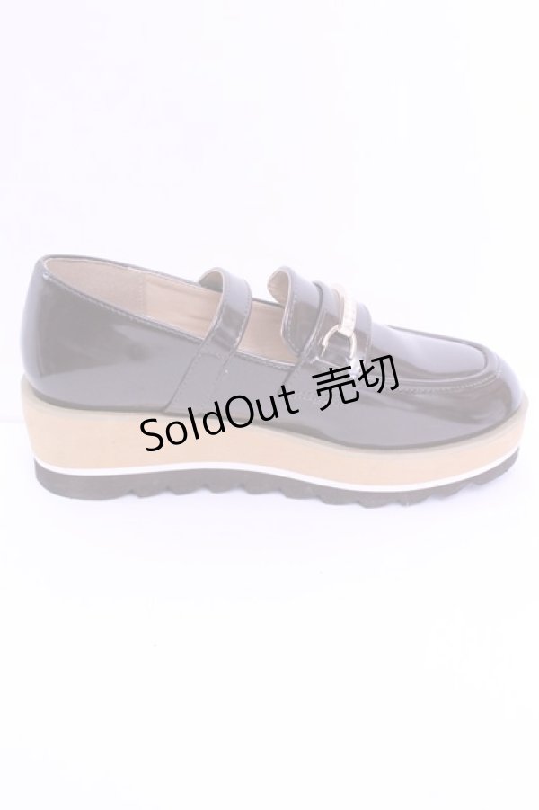 画像5: axes femme / ストラップ付ローファー S ブラウン O-25-12-18-1084-AX-SH-OW-ZTK002 (5)