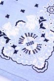 画像2: PINK HOUSE / ハンカチーフ  2000年 くま　バンダナサックス O-25-12-18-1013-LO-ZA-IG-OS (2)