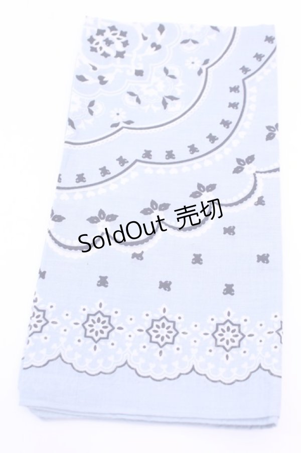 画像3: PINK HOUSE / ハンカチーフ  2000年 くま　バンダナサックス O-25-12-18-1013-LO-ZA-IG-OS (3)