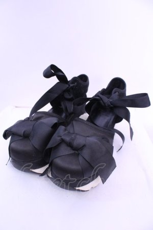 画像: merry jenny / リボンスニーカーサンダル L クロ O-25-12-18-1088-LO-SH-OW-ZT1220C