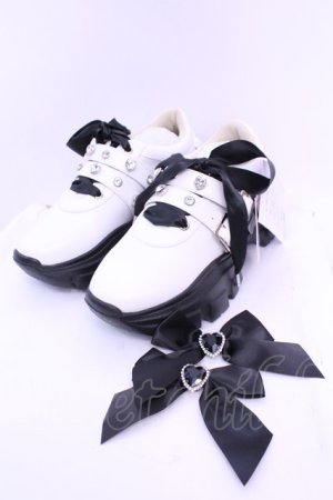 画像: サンリオ / マイメロ厚底スニーカー L シロ×クロ O-25-12-18-1090-EL-SH-OW-OS