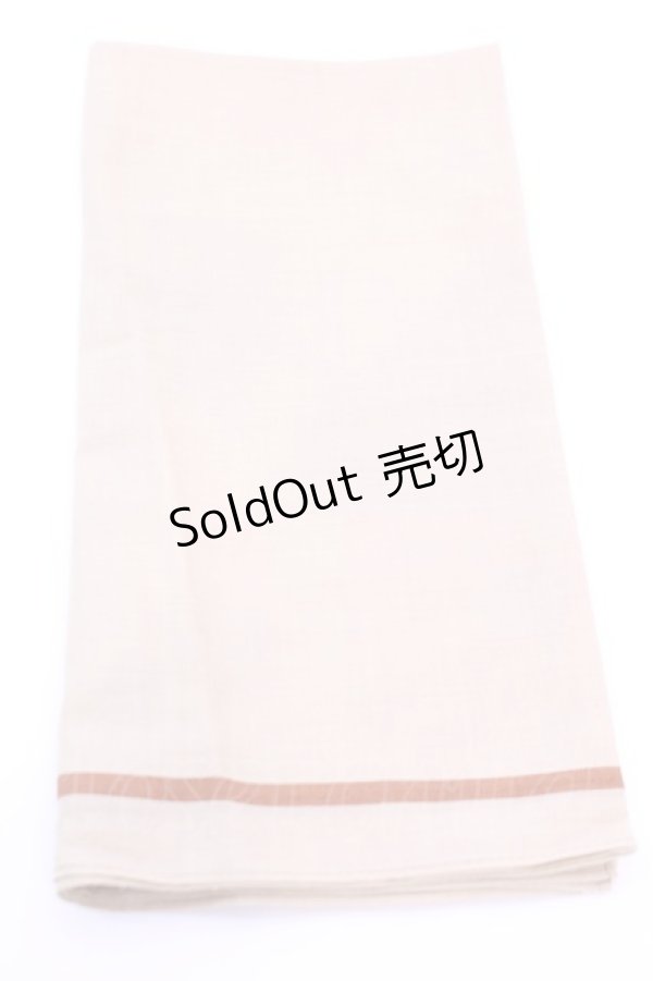 画像3: PINK HOUSE / ハンカチーフ  ロゴライン キャメル O-25-12-18-1015-LO-ZA-IG-OS (3)