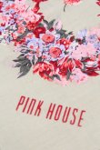 画像2: PINK HOUSE / ハンカチーフ  フラワー柄グリーン O-25-12-18-1018-LO-ZA-IG-OS (2)