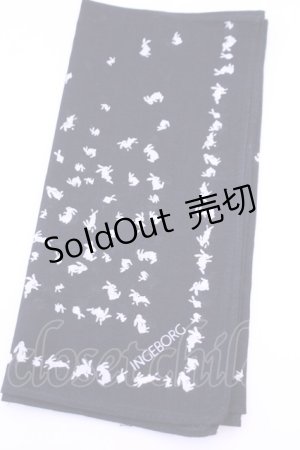 画像: INGEBORG / ハンカチーフ  うさぎクロ O-25-12-18-1024-LO-ZA-IG-OS