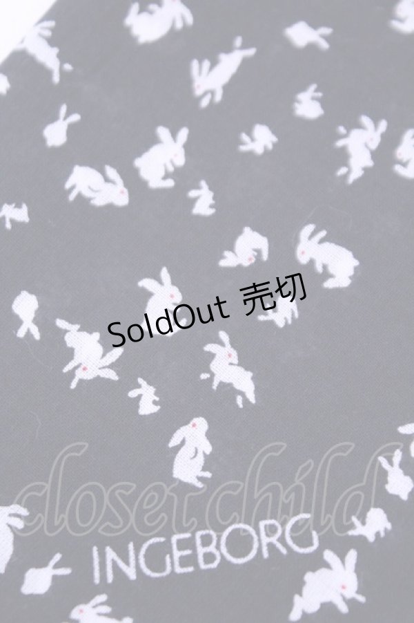 画像2: INGEBORG / ハンカチーフ  うさぎクロ O-25-12-18-1024-LO-ZA-IG-OS (2)