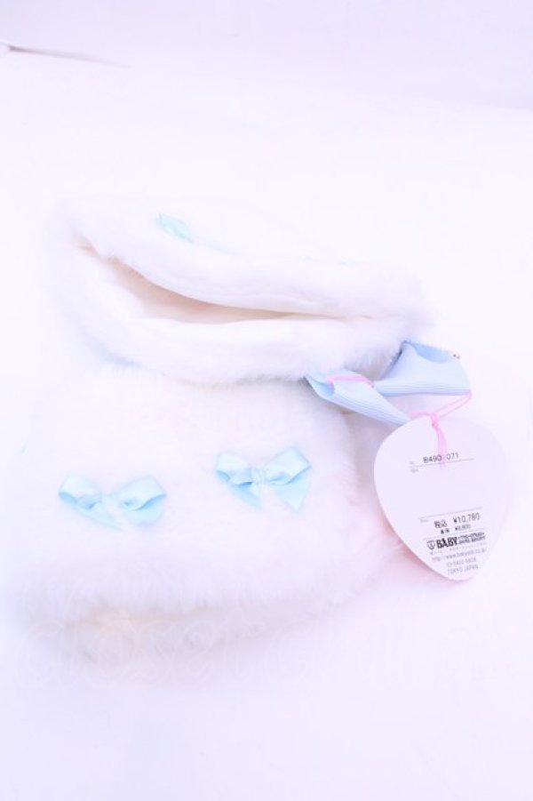 画像3: BABY,THE STARS SHINE BRIGHT / Cherie de Neigeアンクルカバー  シロ×サックス O-25-12-18-1028-BA-ZA-OW-OS (3)