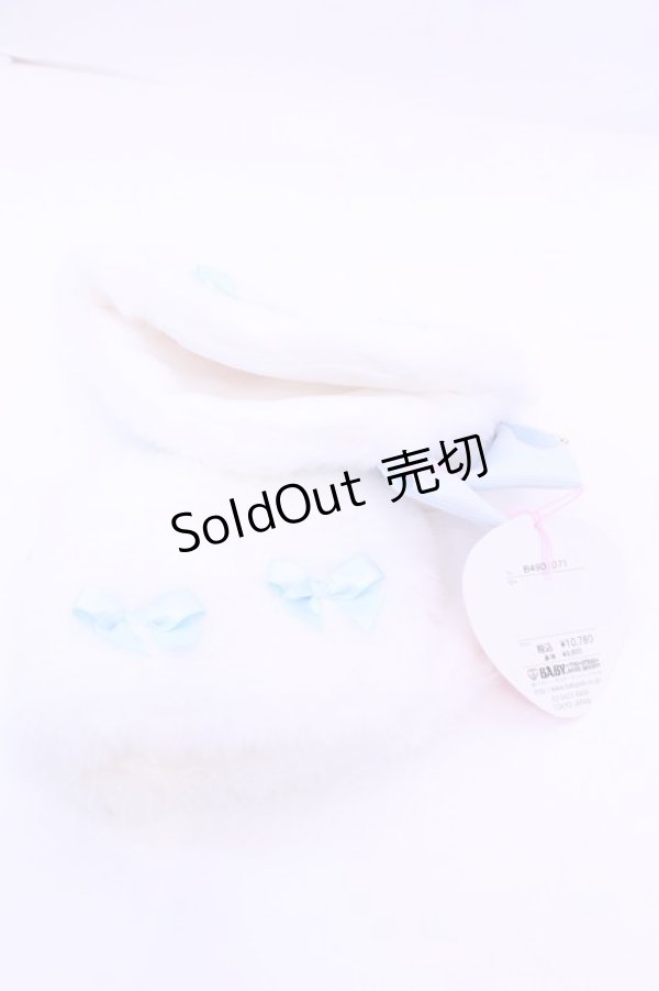 画像3: BABY,THE STARS SHINE BRIGHT / Cherie de Neigeアンクルカバー  シロ×サックス O-25-12-18-1028-BA-ZA-OW-ZT422-F002 (3)