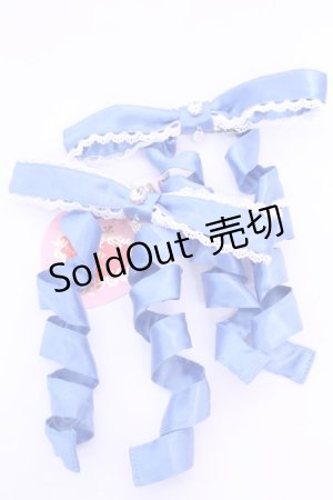 画像: BABY,THE STARS SHINE BRIGHT / Eternal Ribbon Featheryリボンクリップ  アオ O-25-12-18-1029-BA-AC-OW-ZT485-F001