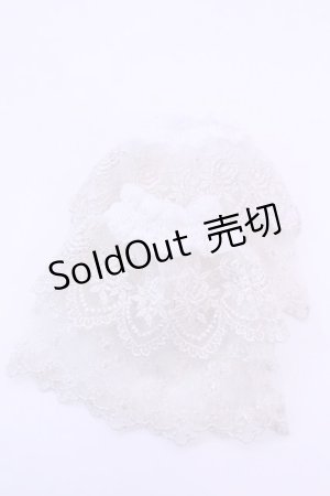 画像: ATELIER PIERROT / レースカフス  ホワイト O-25-12-18-1031-EL-ZA-OW-ZT434-F002