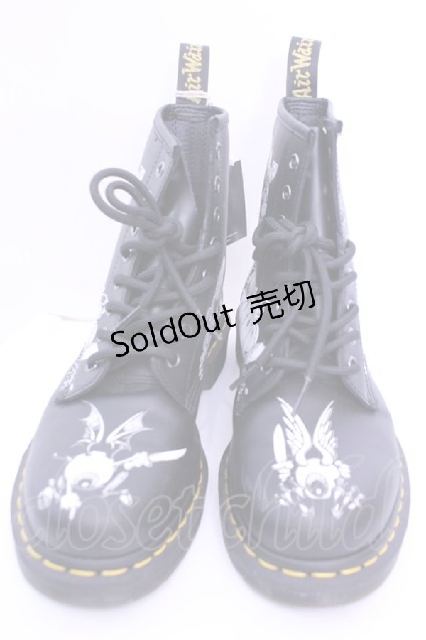 画像2: Dr.Martens （Getta Grip） / ×RICK GRIFFIN 1460 8ホールブーツ UK7 ブラック O-25-12-18-1032-PU-SH-IG-OS (2)