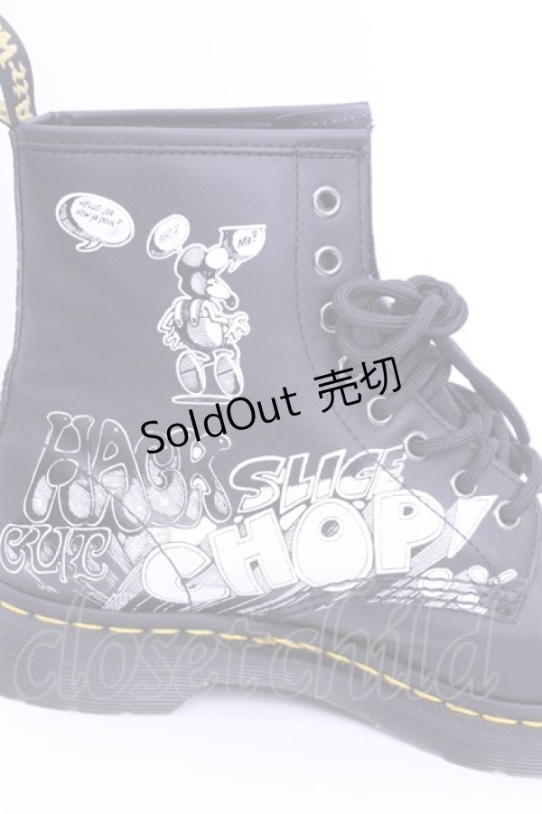 画像8: Dr.Martens （Getta Grip） / ×RICK GRIFFIN 1460 8ホールブーツ UK7 ブラック O-25-12-18-1032-PU-SH-IG-OS (8)