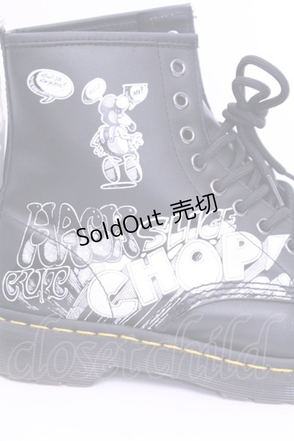 画像14: Dr.Martens （Getta Grip） / ×RICK GRIFFIN 1460 8ホールブーツ UK7 ブラック O-25-12-18-1032-PU-SH-IG-OS (14)