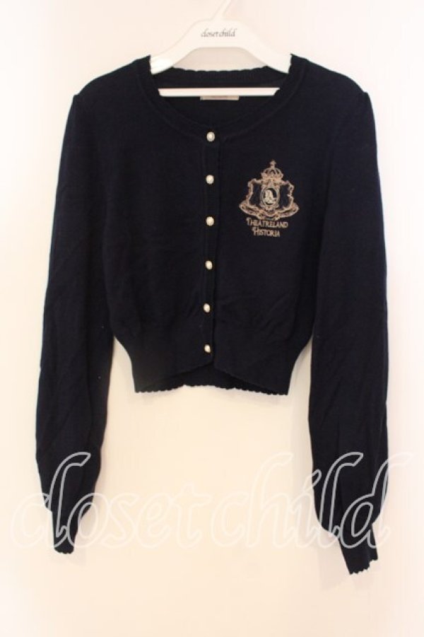画像1: Amavel / Theatreland Emblemカーディガン  ネイビー O-25-12-18-070-CA-TO-IG-OS (1)