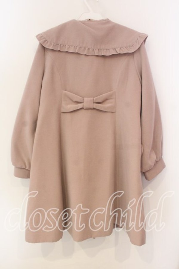 画像3: Amavel / フリル襟コート  ピンク O-25-12-18-071-CA-OP-IG-OS (3)