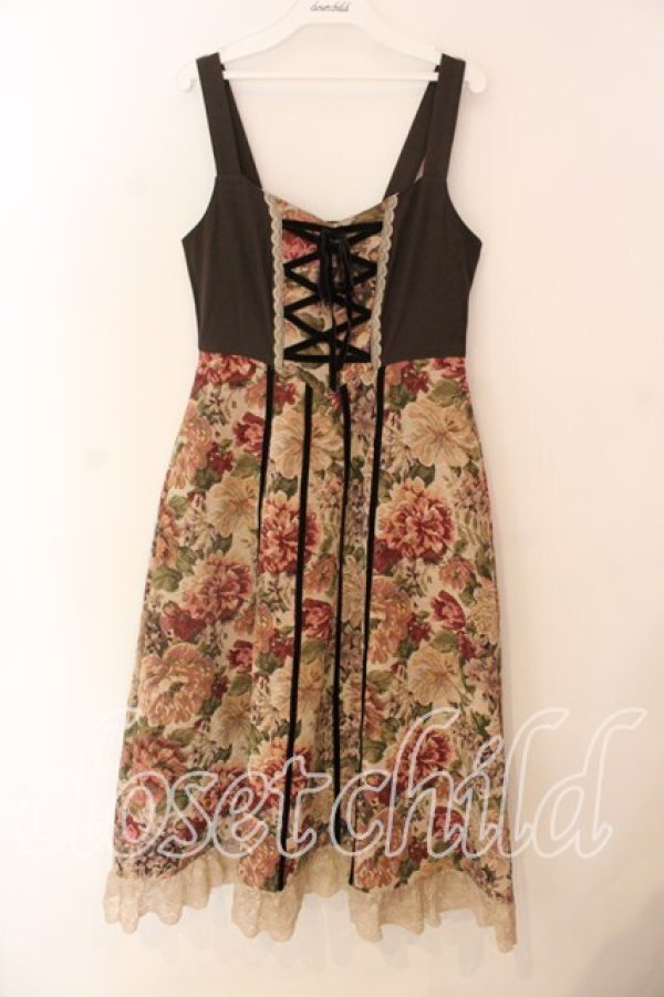 画像1: axes femme / ゴブラン織ジャンスカ F キナリ O-25-12-18-078-AX-OP-OW-OS (1)