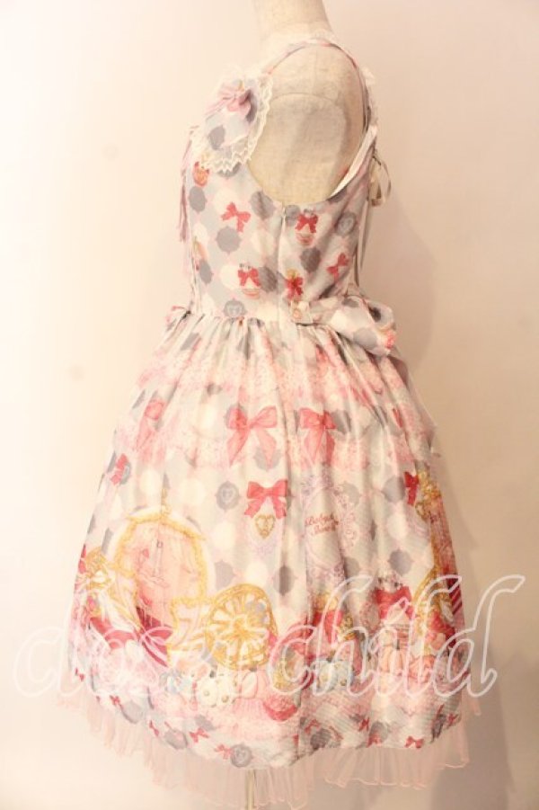 画像4: BABY,THE STARS SHINE BRIGHT / Princess Cosmetics Dreamy Palette柄Heartジャンパースカート  グレー×ピンク O-25-12-18-006-BA-OP-IG-OS (4)