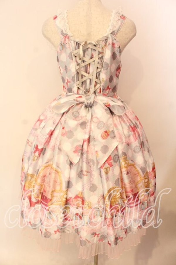 画像5: BABY,THE STARS SHINE BRIGHT / Princess Cosmetics Dreamy Palette柄Heartジャンパースカート  グレー×ピンク O-25-12-18-006-BA-OP-IG-OS (5)