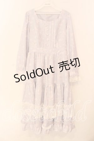 画像: axes femme / SAKURAティアードワンピース F ラベンダー O-25-12-18-085-AX-OP-OW-OS