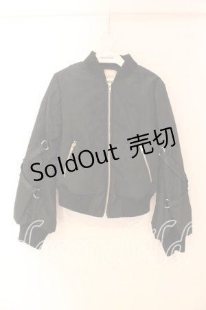 画像: EATME / uniクロスMA-1  クロ O-25-12-18-008-LO-JA-IG-OS