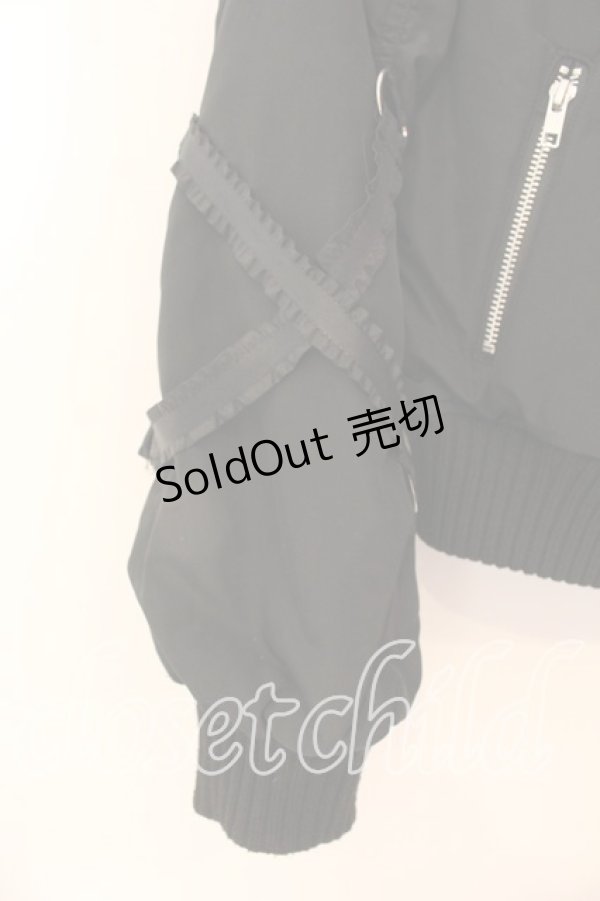 画像2: EATME / uniクロスMA-1  クロ O-25-12-18-008-LO-JA-IG-OS (2)