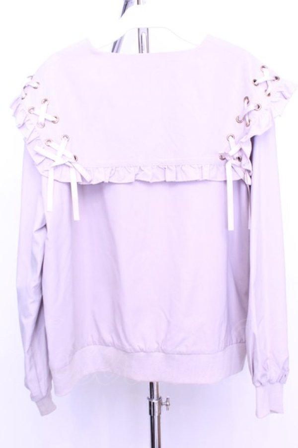 画像3: Rojita / レースアップBIGセーラーブルゾン  ピンク O-25-12-18-2039-LO-JA-IG-OS (3)