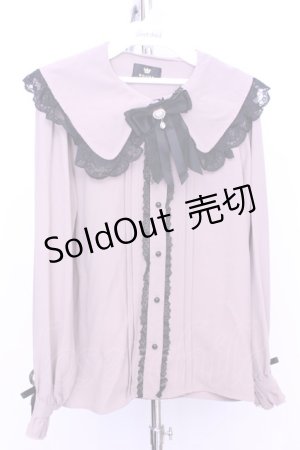 画像: Rojita / リボンブローチバックレースアップブラウス  ピンク O-25-12-18-2042-LO-BL-IG-OS