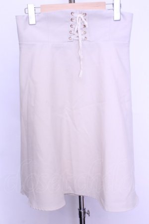 画像: LODISPOTTO / レースアップスカート  アイボリー O-25-12-18-2052-LO-SK-IG-OS