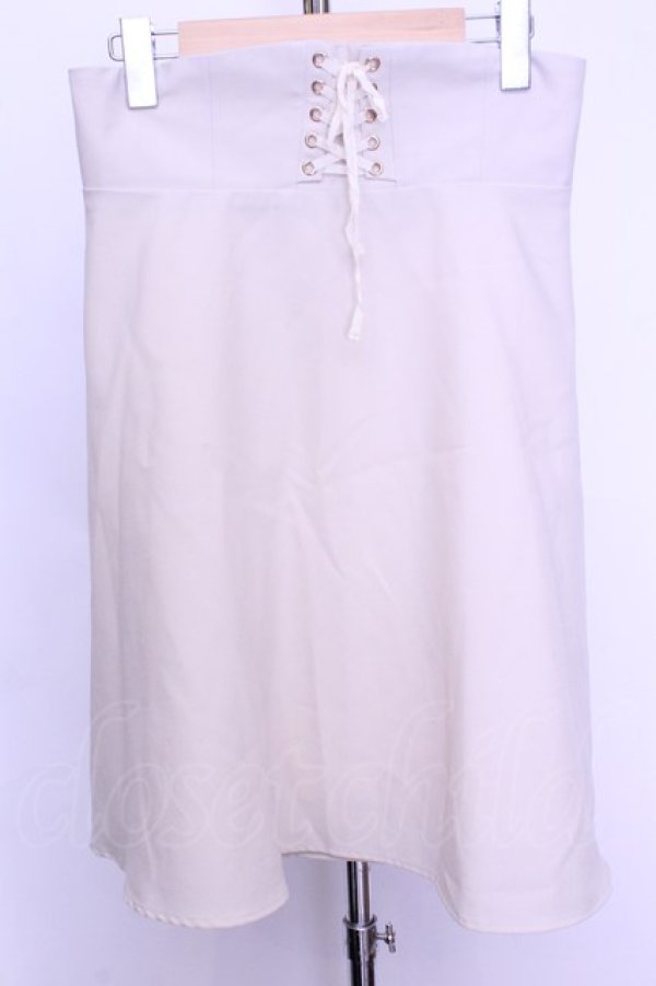 画像1: LODISPOTTO / レースアップスカート  アイボリー O-25-12-18-2052-LO-SK-IG-OS (1)