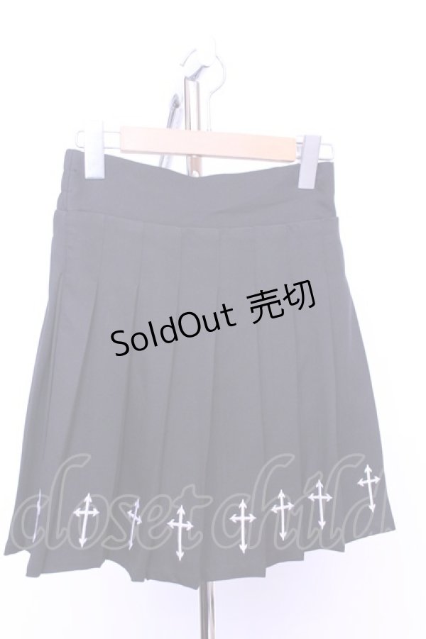 画像1: MA*RS / 十字架刺繍スカート  クロ O-25-12-18-2056-EL-SK-IG-OS (1)