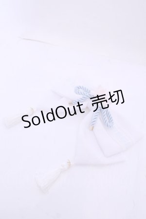 画像: Amavel / 柴犬神社の春詣 リボンバレッタ  シロ×サックス O-25-12-18-2060-CA-AC-OW-OS