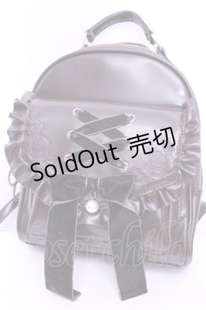 画像: axes femme POETIQUE / レースアップミニリュック  ブラウン O-25-12-18-2063-AX-BG-OW-ZT335